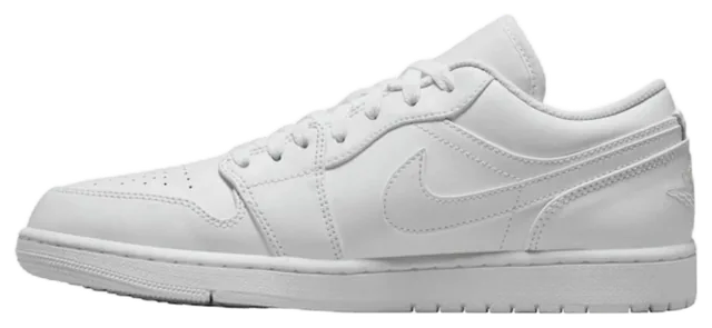 Białe skórzane sneakersy